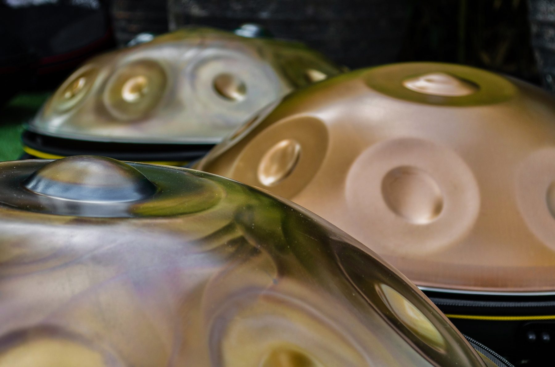 The Handpan Brussels studio interior with morning light